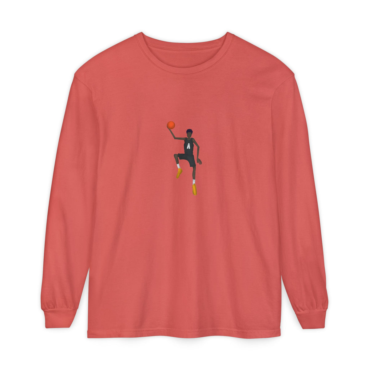 Lay Unisex Garment-dyed Long Sleeve T-Shirt