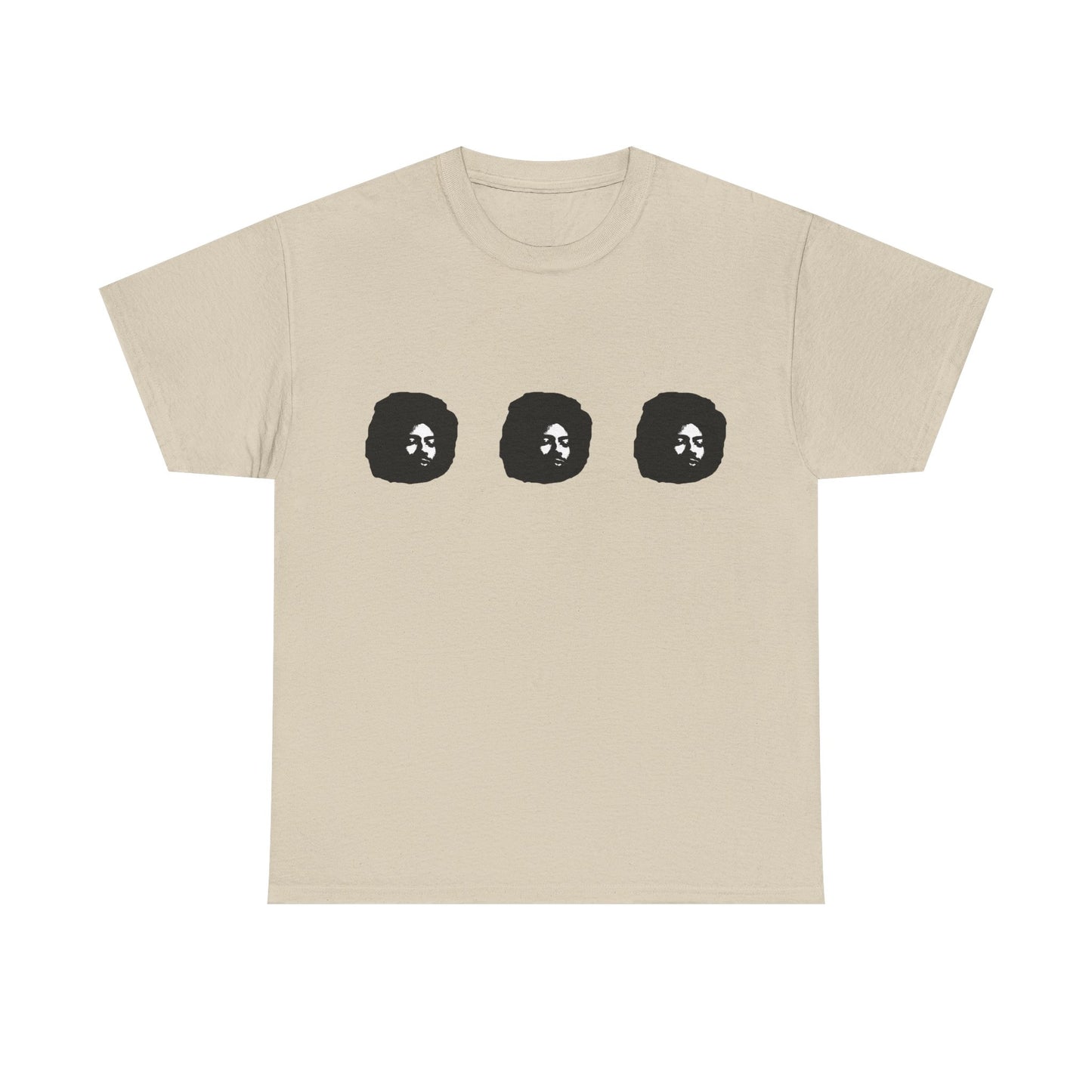 Gilli Unisex Heavy Cotton Tee with 3 Lion Faces