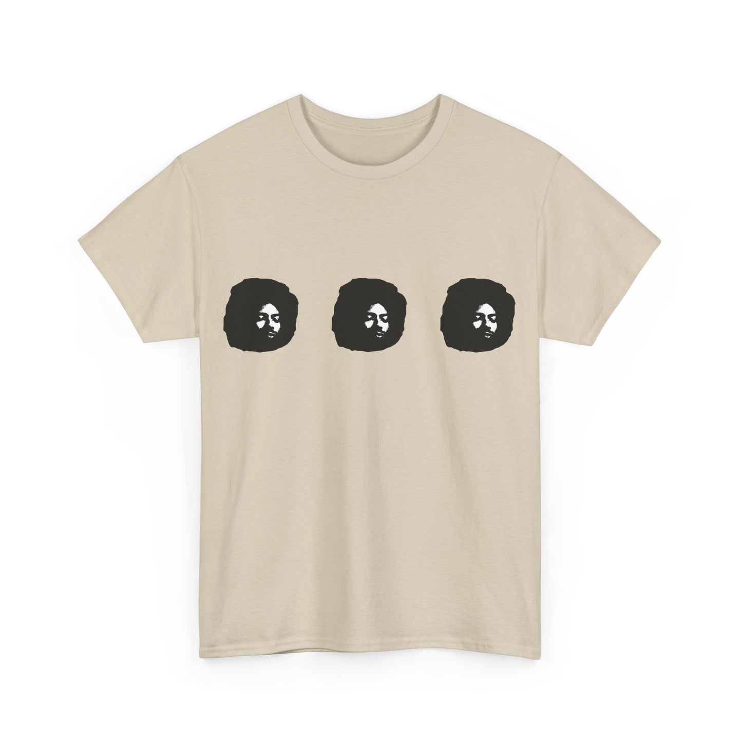 Gilli Unisex Heavy Cotton Tee with 3 Lion Faces