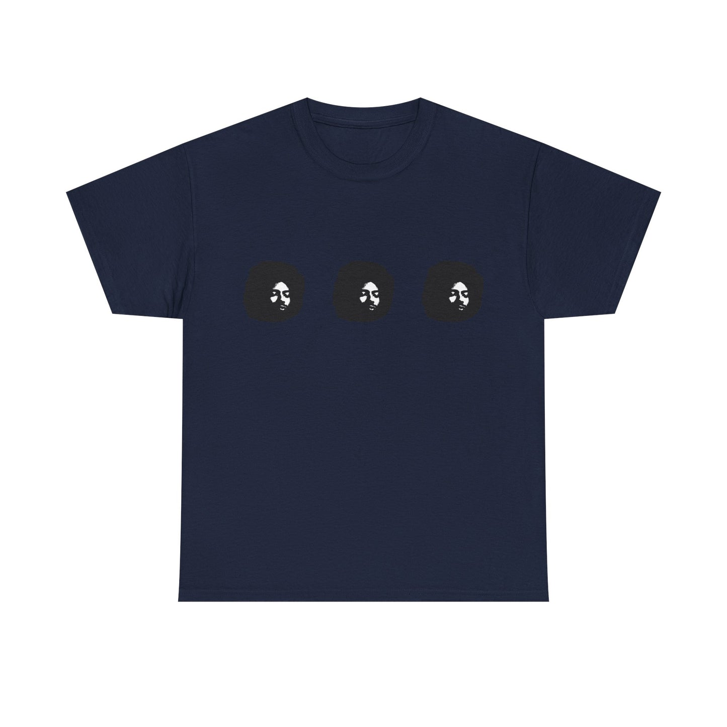 Gilli Unisex Heavy Cotton Tee with 3 Lion Faces
